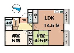 グリーンハイツ白川の間取り画像