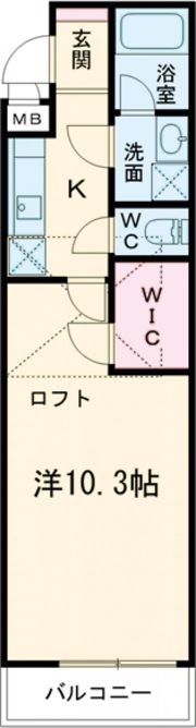 フジパレス浜寺諏訪森サウスの間取り画像