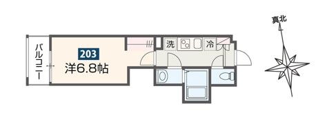 MELDIA高座渋谷Ⅳの間取り画像
