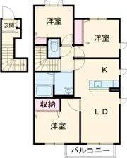 MAST COURT加古川南Cの間取り画像