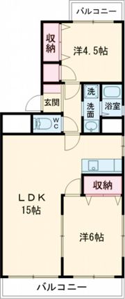 原島マンションの間取り画像
