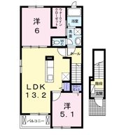 グランディール28 Bの間取り画像