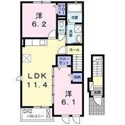 ベル アンジュの間取り画像