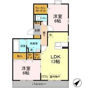 カシータ Ⅱの間取り画像
