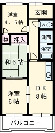 エクセル中川原の間取り画像