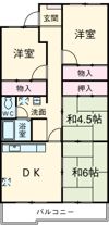 ピュアコートの間取り画像