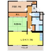 ベルウッド和泉の間取り画像
