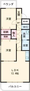ロクハウス長島の間取り画像