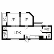 マンションオックスの間取り画像