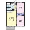 ワイドヒルズBの間取り画像