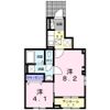 クラール 島野 Aの間取り画像