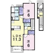 サンフラワーBの間取り画像