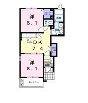 ピアッツァ・プリートBの間取り画像