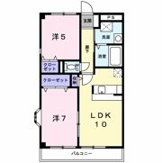 コーポ光の森の間取り画像
