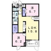 ホライゾンの間取り画像