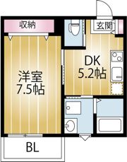 AQUE20の間取り画像