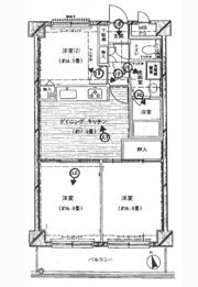 カザベーラ坂戸の間取り画像