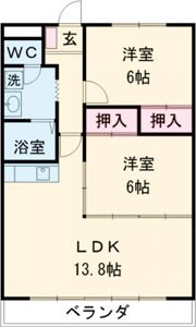 リパルティーレ伊賀の間取り画像