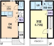 パンドル（deux）の間取り画像