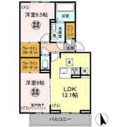 アルメリア A棟の間取り画像