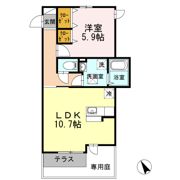 クラーネ ミレナリオの間取り画像