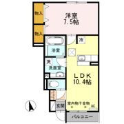 リバーコートの間取り画像