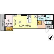 LIBERTY CITY TAKAMIYAの間取り画像