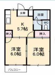 エルディム今原の間取り画像
