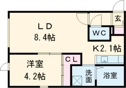 コンフォール千歳の間取り画像