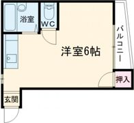 シャンテー甲斐田の間取り画像