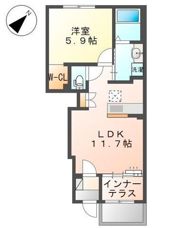 ストレリチアの間取り画像