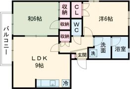 ハイカムール国分IIの間取り画像