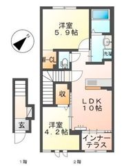 ストレリチアの間取り画像