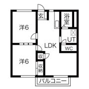 メゾン白国1号の間取り画像