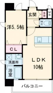 アクシオ小倉の間取り画像