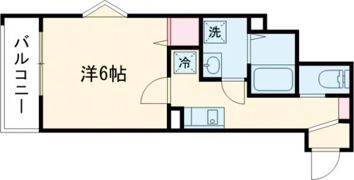 MELDIA福生Ⅱの間取り画像