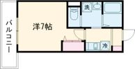 MELDIA福生Ⅱの間取り画像