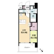 セレニテ阿波座ミラクの間取り画像