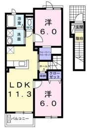 サンリバーヒルズの間取り画像