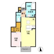 アルベージュ城北の間取り画像