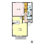 クレセント Bの間取り画像