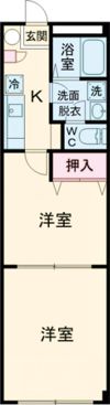 ハイツ礼節の間取り画像