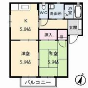 コンフォートKHの間取り画像