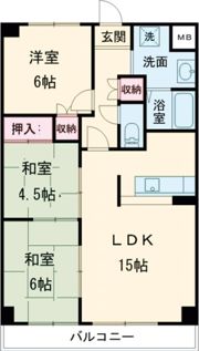 グランドール杉ノ木の間取り画像