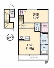 TーFRONTの間取り画像