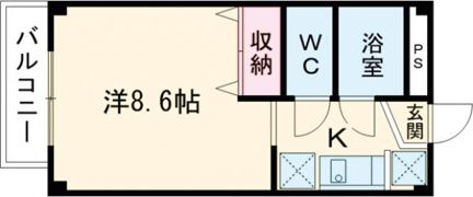 T・ハイツ黒髪の間取り画像