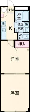 ハイツ礼節の間取り画像