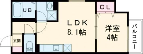 D porta cactoの間取り画像