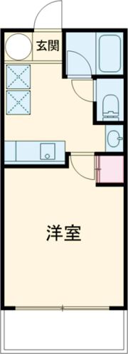 ハイツ積善の間取り画像