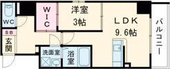 アルカディア茨木中津町の間取り画像